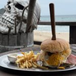 パイレーツキングバーガーとドクロの写真