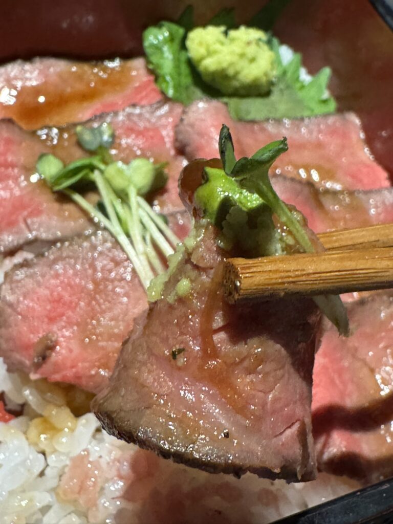 但馬牛ローストビーフ重寄りの写真