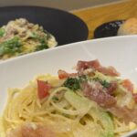 山口県宇部市『LA CUCINA ITALIANA 卯月』生ハムとつぼみ菜のスパゲッティ